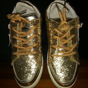 Gold Sneakers